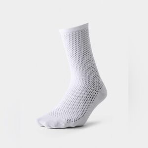 Aritzia Fishnet Crew Sock | Bright White